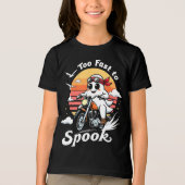 Too fast to spook - Geist auf Motorrad トライブレンドTシャツ (正面)