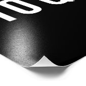 Too Fitフィットネスおもしろい引用文白黒 フォトプリント (角)