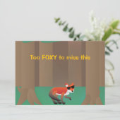 “Too Foxy for This” Sassy Party 招待状 (スタンド正面)