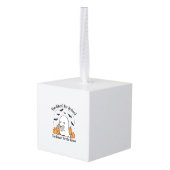 Too Ghoul for School Halloween キューブオーナメント (裏面アングル)