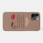 Too Glam To Care – シックな名言 Case-Mate iPhoneケース (裏面(横))