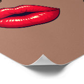 Too Glam To Care – Chic Quote  ポスター (角)