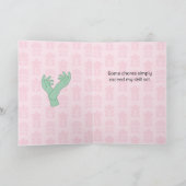 Too Glam to Scrub Pans - Retro Apron Humor カード (内部)