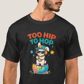 Too Hip to Hop Bunny Artwork Tシャツ