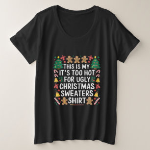 Too Hot クリスマスセーター  ファミリー プラスサイズTシャツ