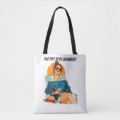 Too Hot To Be Bothered Fun Summer Design トートバッグ (正面)