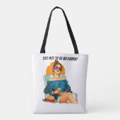 Too Hot To Be Bothered Fun Summer Design トートバッグ (裏面)