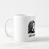 Too Hot to Handel - Baroque Music Lover コーヒーマグカップ (左)