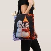 Too Hot to Handle but Still Cute トートバッグ (クローズアップ)