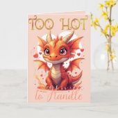 Too Hot to Handle Dragon カード (黄色い花)