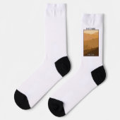 Too Hot To Handle Too Wild To Leave Desert Camping ソックス (左)