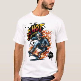 Too Hot to Stop – Flammender Skater-Style Tシャツ