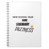 Too Lazy to Focus Notebook ノートブック (正面)