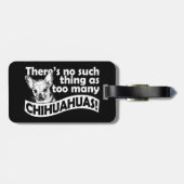 Too Many Chihuahuas ラゲッジタグ (裏面横)