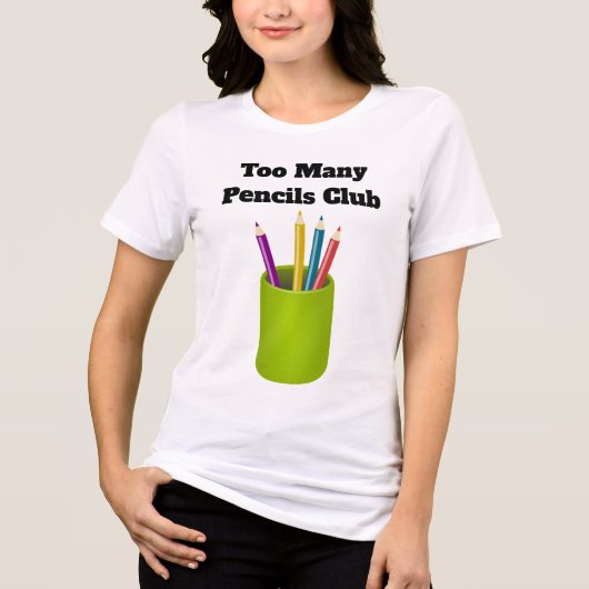 Too Many Pencils Club Tri-Blend Shirt  トライブレンドＴシャツ (正面)