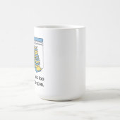 too Many Tabs Mug, Funny Brain Overload Cup コーヒーマグカップ (中央)