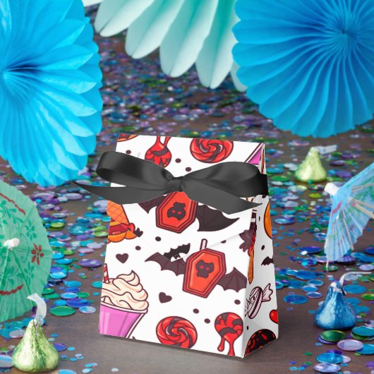 Too Much Candy For Dracula Funny Halloween フェイバーボックス (パーティー)