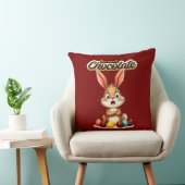 Too Much Chocolate – Funny Easter Bunny - almofada クッション (椅子)