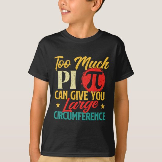Too Much Pi - Science Pi Day Pi記号Math Lover Tシャツ (正面)