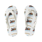 "Too Much Stuff" Happy Express キッズビーチサンダル (フットベッド)