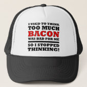 Too Oo Oo Bacon Ball おもしろい Cap Trucker Hat キャップ (正面)