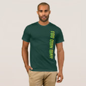 TOO OWN WAY GREEN GRADIENT文字 Tシャツ (正面フル)