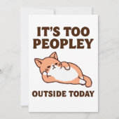 Too Peopley Cat  招待状 (正面)