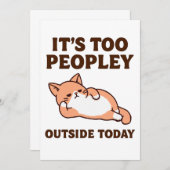 Too Peopley Cat  招待状 (正面/裏面)