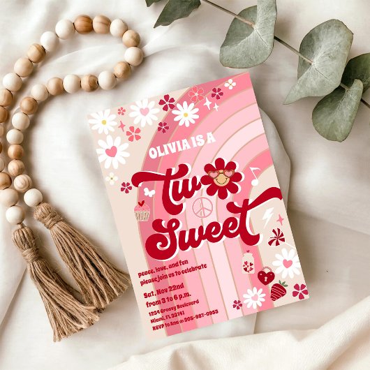 Too Sweet Birthday Invitation 招待状