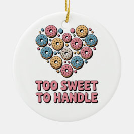 Too Sweet to Handle | ドーナツの子供 セラミックオーナメント