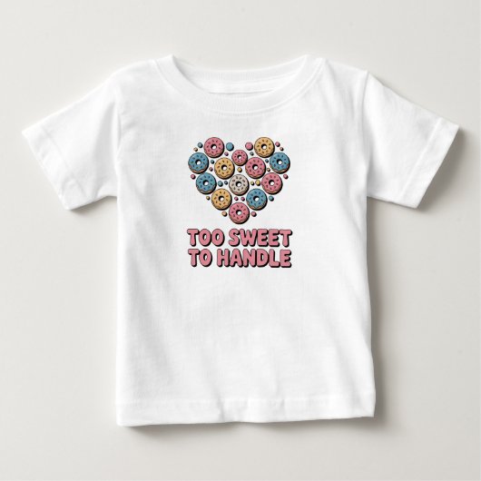 Too Sweet to Handle | ドーナツ ベビーTシャツ (正面)