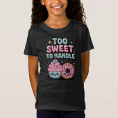 Too Sweet to Handle | Donut Kids Tシャツ (正面)
