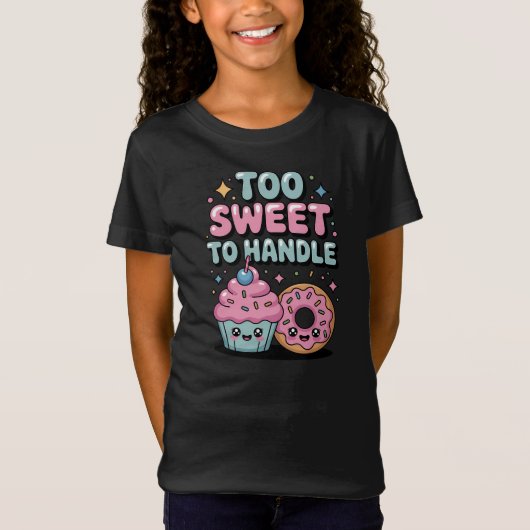 Too Sweet to Handle | Donut Kids Tシャツ (正面)