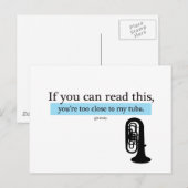 Too Too Too My Tuba ポストカード (正面/裏面)