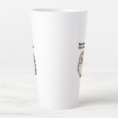 "Too Wise For This Nonsense" Wise Owl Design カフェラテマグ (正面)