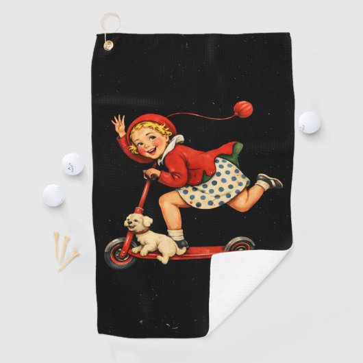 Toodaloo Cuntaroos Funny Sarcastic Retro Humor ゴルフタオル (インサイチュ)