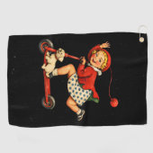 Toodaloo Cuntaroos Funny Sarcastic Retro Humor ゴルフタオル (横)