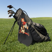 Toodaloo Cuntaroos Funny Sarcastic Retro Humor ゴルフタオル (グリーン)