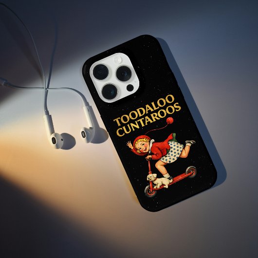 Toodaloo Cuntaroos Funny Sarcastic Retro Humor iPhoneケース