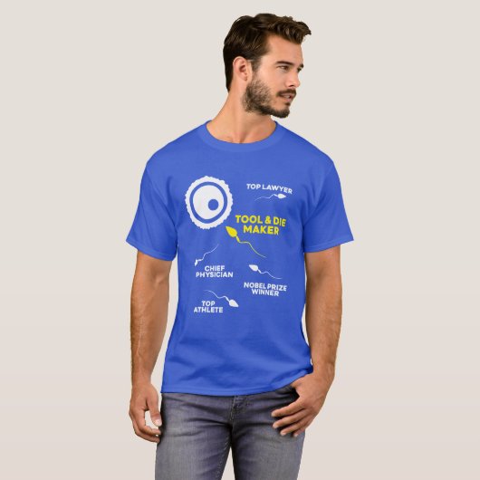 Tool And Die Makeroolmakerool Die Maker retro Tシャツ (正面フル)