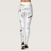 Tool Girlレギンス-回路図 レギンス (裏面)