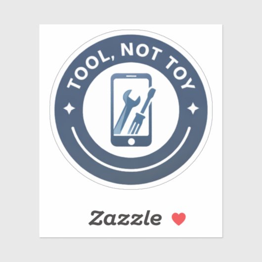 Tool Not Toy Sticker 3x3 シール (シート)