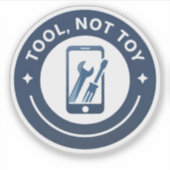 Tool Not Toy Sticker 3x3 シール (正面)
