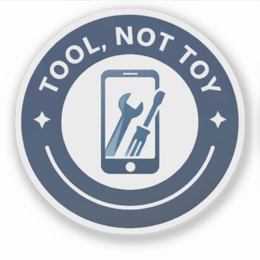 Tool Not Toy Sticker 3x3 シール (正面)