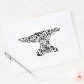 Tool-O-Rama Anvil楕円シール 楕円形シール (封筒)