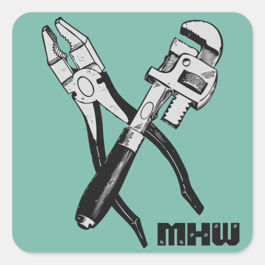 TOOLSカスタムステッカー スクエアシール (正面)