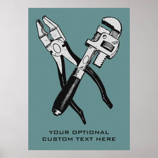 TOOLSカスタム文字ポスター ポスター (正面)