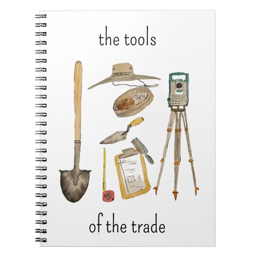 Tools of the Trade Archaeology Notebook ノートブック (正面)