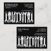 Tools of the Trade (Chubby) – ホワイト・オン・ブラック 名刺 (正面/裏面)