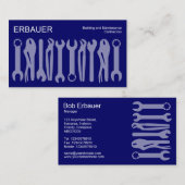 Tools of the Trade - Shades of Blue 名刺 (正面/裏面)